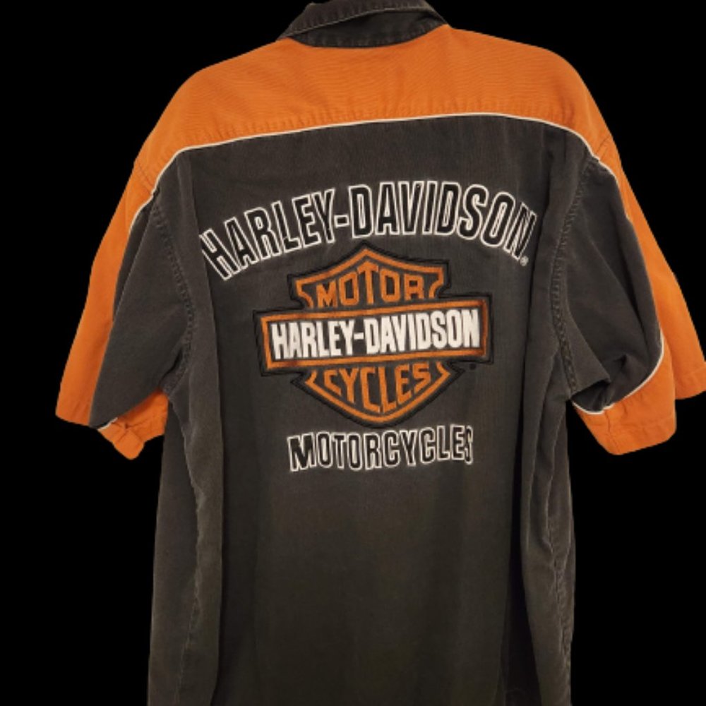 Harley Davidson Vintage Button Up Shirt